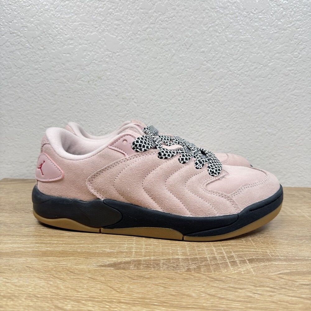 NEW Nike Jordan Session Shoes MEN'S 9.5 Atmosphere Pink w/ Extra Lace IB3731-600 - Picture 2 of 10